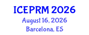 International Conference on Environmental Pollution, Restoration and Management (ICEPRM) August 16, 2026 - Barcelona, Spain