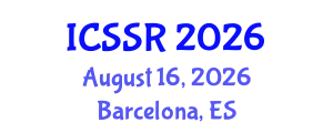 International Conference on Structural Safety and Reliability (ICSSR) August 16, 2026 - Barcelona, Spain