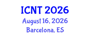 International Conference on Nanoscience and Technology (ICNT) August 16, 2026 - Barcelona, Spain