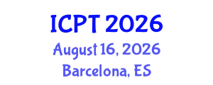 International Conference on Pharmaceuticals and Technologies (ICPT) August 16, 2026 - Barcelona, Spain
