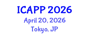 International Conference on Adolescent Psychiatry and Psychology (ICAPP) April 20, 2026 - Tokyo, Japan