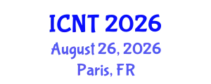 International Conference on Nanotechnology and Therapeutics (ICNT) August 26, 2026 - Paris, France