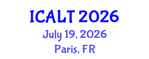 International Conference on Advanced Learning Technologies (ICALT) July 19, 2026 - Paris, France