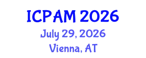 International Conference on Physics of Advanced Materials (ICPAM) July 29, 2026 - Vienna, Austria