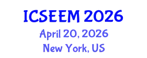 International Conference on Systems Engineering and Engineering Management (ICSEEM) April 20, 2026 - New York, United States