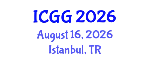 International Conference on Gas Geochemistry (ICGG) August 16, 2026 - Istanbul, Turkey