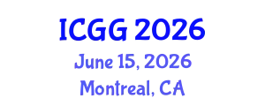 International Conference on Gas Geochemistry (ICGG) June 15, 2026 - Montreal, Canada