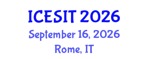 International Conference on Embedded Systems and Intelligent Technology (ICESIT) September 16, 2026 - Rome, Italy