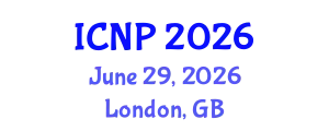 International Conference on Natural Products (ICNP) June 29, 2026 - London, United Kingdom