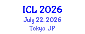 International Conference on Learning (ICL) July 22, 2026 - Tokyo, Japan