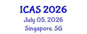 International Conference on Accounting Studies (ICAS) July 05, 2026 - Singapore, Singapore