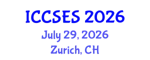 International Conference on Computer Science and Education Science (ICCSES) July 29, 2026 - Zurich, Switzerland