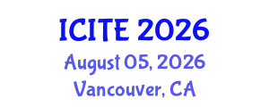 International Conference on Information Technology in Education (ICITE) August 05, 2026 - Vancouver, Canada