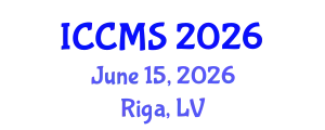 International Conference on Clinical Mass Spectrometry (ICCMS) June 15, 2026 - Riga, Latvia