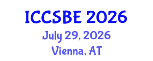 International Conference on Cognitive, Social and Behavioural Sciences (ICCSBE) July 29, 2026 - Vienna, Austria