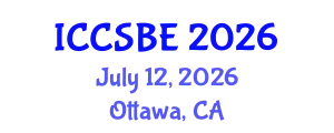 International Conference on Cognitive, Social and Behavioural Sciences (ICCSBE) July 12, 2026 - Ottawa, Canada