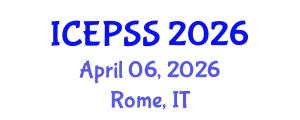 International Conference on Education, Policy and Social Sciences (ICEPSS) April 06, 2026 - Rome, Italy