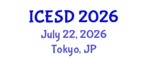 International Conference on Environmentally Sustainable Development (ICESD) July 22, 2026 - Tokyo, Japan