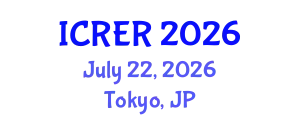International Conference on Radioecology and Environmental Radioactivity (ICRER) July 22, 2026 - Tokyo, Japan
