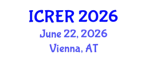 International Conference on Radioecology and Environmental Radioactivity (ICRER) June 22, 2026 - Vienna, Austria