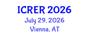 International Conference on Radioecology and Environmental Radioactivity (ICRER) July 29, 2026 - Vienna, Austria