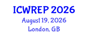 International Conference on Water Resource and Environmental Protection (ICWREP) August 19, 2026 - London, United Kingdom