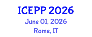 International Conference on Environment Pollution and Prevention (ICEPP) June 01, 2026 - Rome, Italy