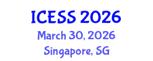International Conference on Economic and Social Studies (ICESS) March 30, 2026 - Singapore, Singapore