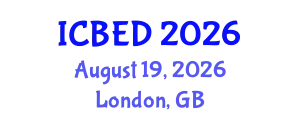 International Conference on Business and Economic Development (ICBED) August 19, 2026 - London, United Kingdom
