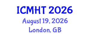 International Conference on Management, Hospitality and Tourism (ICMHT) August 19, 2026 - London, United Kingdom