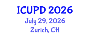 International Conference on Urban Planning and Design (ICUPD) July 29, 2026 - Zurich, Switzerland