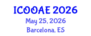 International Conference on Ocean, Offshore and Arctic Engineering (ICOOAE) May 25, 2026 - Barcelona, Spain
