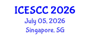 International Conference on Environment, Sustainability and Climate Change (ICESCC) July 05, 2026 - Singapore, Singapore