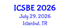 International Conference on Sustainable Built Environment (ICSBE) July 29, 2026 - Istanbul, Turkey