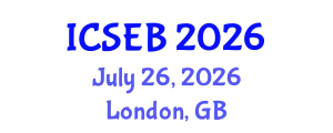 International Conference on Solar Energy and Buildings (ICSEB) July 26, 2026 - London, United Kingdom