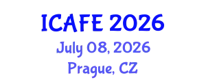 International Conference on Agriculture and Food Engineering (ICAFE) July 08, 2026 - Prague, Czechia