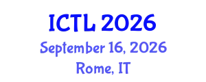 International Conference on Teaching and Learning (ICTL) September 16, 2026 - Rome, Italy