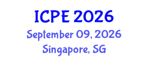 International Conference on Physics Education (ICPE) September 09, 2026 - Singapore, Singapore