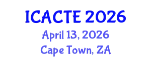 International Conference on Advanced Computer Theory and Engineering (ICACTE) April 13, 2026 - Cape Town, South Africa