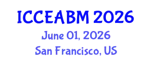 International Conference on Civil Engineering, Architecture and Building Material (ICCEABM) June 01, 2026 - San Francisco, United States