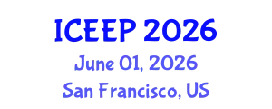 International Conference on Energy Economics and Policy (ICEEP) June 01, 2026 - San Francisco, United States