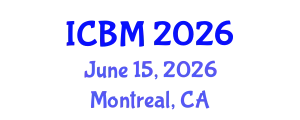 International Conference on Behavioral Medicine (ICBM) June 15, 2026 - Montreal, Canada