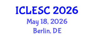 International Conference on Logistics Engineering and Supply Chain (ICLESC) May 18, 2026 - Berlin, Germany