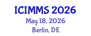 International Conference on Industrial, Mechanical and Manufacturing Science (ICIMMS) May 18, 2026 - Berlin, Germany