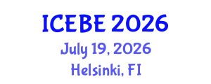 International Conference on Ecology, Biodiversity and Environment (ICEBE) July 19, 2026 - Helsinki, Finland