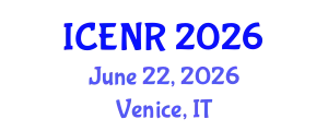 International Conference on Environment and Natural Resources (ICENR) June 22, 2026 - Venice, Italy