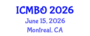 International Conference on Medical Biology and Oncology (ICMBO) June 15, 2026 - Montreal, Canada