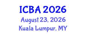 International Conference on Biography and Autobiography (ICBA) August 23, 2026 - Kuala Lumpur, Malaysia