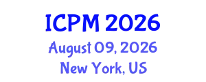 International Conference on Plasma Medicine (ICPM) August 09, 2026 - New York, United States