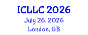 International Conference on Language, Literature and Culture (ICLLC) July 26, 2026 - London, United Kingdom